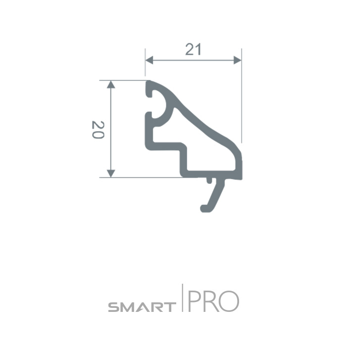 Штапик универсальный 20 мм в Павлодаре