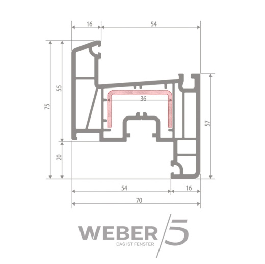 Створка оконная 5-ти камерная в Павлодаре