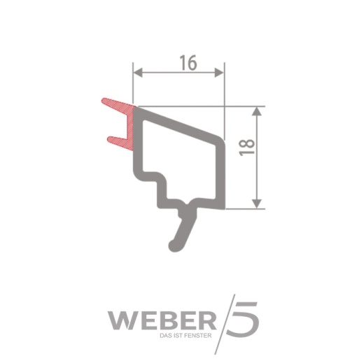 Штапик стандартный 16 мм в Павлодаре