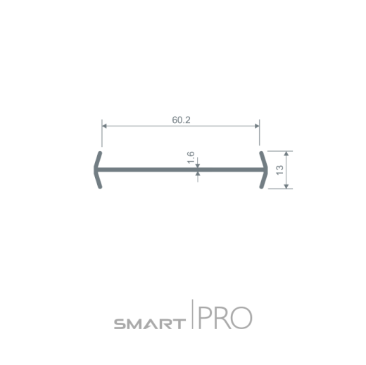 Соединительный профиль (нащельник) (60) в Павлодаре